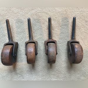 Antique furniture wheels